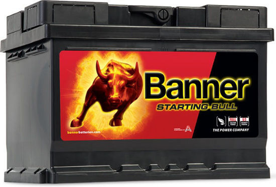 Εικόνα από ΜΠΑΤΑΡΙΑ BANNER 12V 55AH 450A ΔΞ SBULL 241X175X175