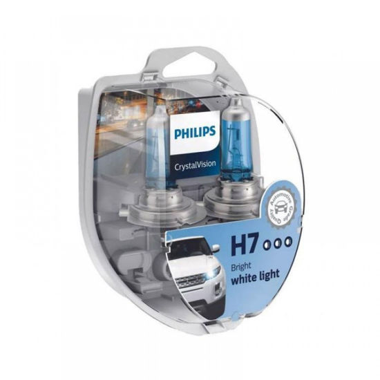 Εικόνα από ΣΕΤ ΛΑΜΠΕΣ H7 12V CRYSTAL+BLUE