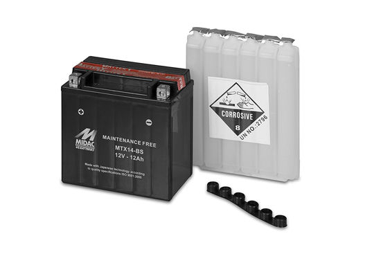 Εικόνα από ΜΠΑΤΑΡΙΑ MOTO MIDAC 12V 12AH