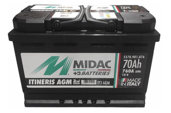Εικόνα από ΜΠΑΤΑΡΙΑ 12V 70AH 760A 278X175X190 START-STOP ΔΕΞΙΑ