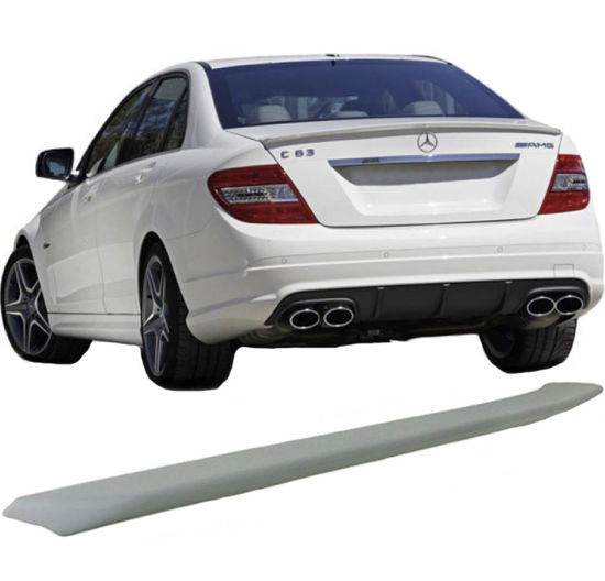 Εικόνα από Αεροτομή Πορτ Παγκάζ Για Mercedes-Benz C-Class W204 07-14 Amg Look Lipspoiler Από Πολυουρεθάνη