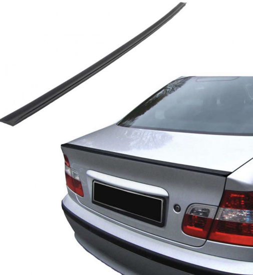 Εικόνα από Αεροτομή Πορτ Παγκάζ Για Bmw 3 E46 98-05 Sedan Lipspoiler Από Abs Πλαστικό (Soft)