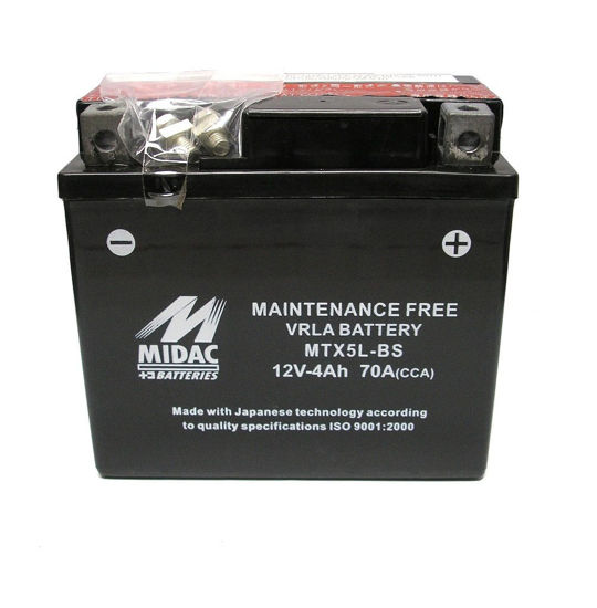 Εικόνα από ΜΠΑΤΑΡΙΑ MOTO 12V 5AH ΔΕΞΙΑ