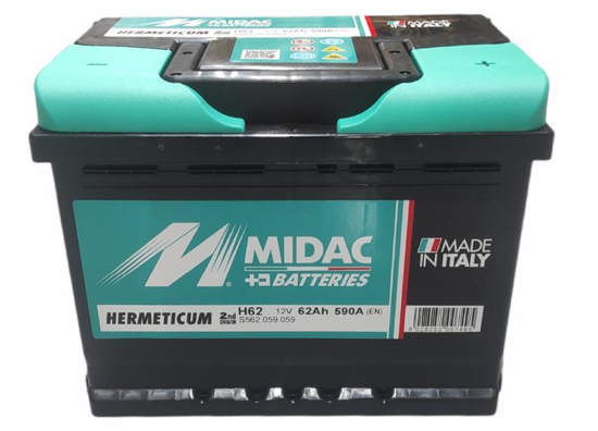 Εικόνα από ΜΠΑΤΑΡΙΑ 12V 62AH 590A 242X175X190 ΔΕΞΙΑ
