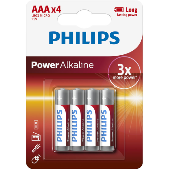 Εικόνα από ΜΠΑΤΑΡΙΕΣ PHILIPS ΑΛΚΑΛΙΚΕΣ AAA