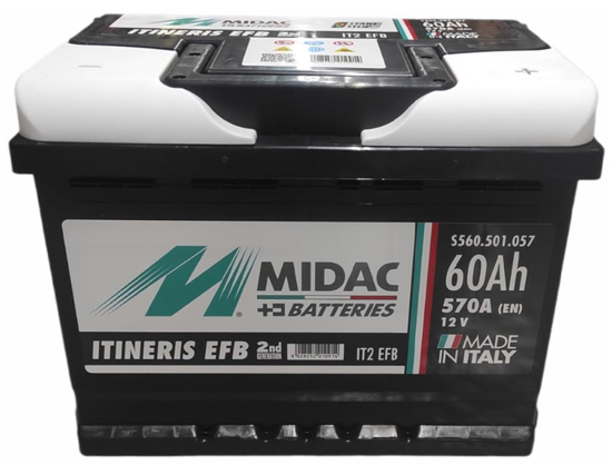 Εικόνα από ΜΠΑΤΑΡΙΑ 12V 60AH START STOP 570A 242X175X190 ΔΕΞΙΑ