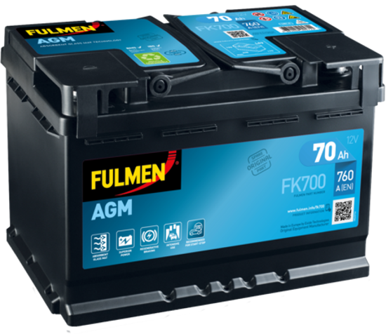Εικόνα από ΜΠΑΤΑΡΙΑ FULGMEN 12V 70AH 680A AGM FK700 L3 278X175X190 ΔΕΞΙΑ