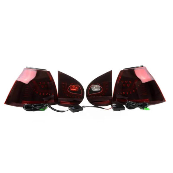 Εικόνα από Πισινά Φανάρια Set Για Vw Golf V (5) 03-08 Led Urban Style Cherry Red/Smoke Winjet